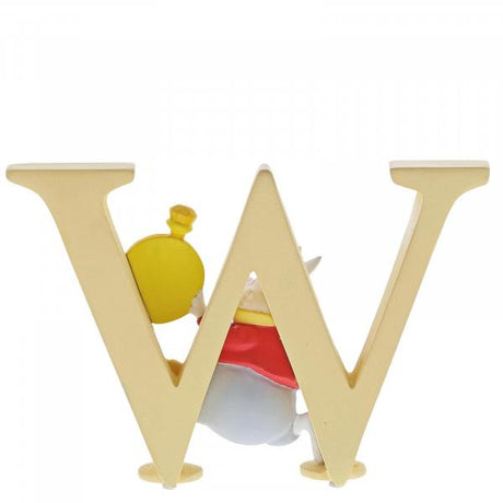 Disney Letter W Figurine: White Rabbit (Alice in W/L)