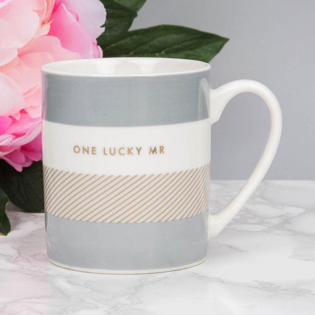 One Lucky Mrs & One Lucky Mr Mug Set