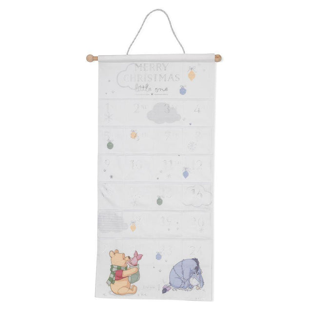 advent calendar Winnie the Pooh design with sentiment Merry Christmas Little One