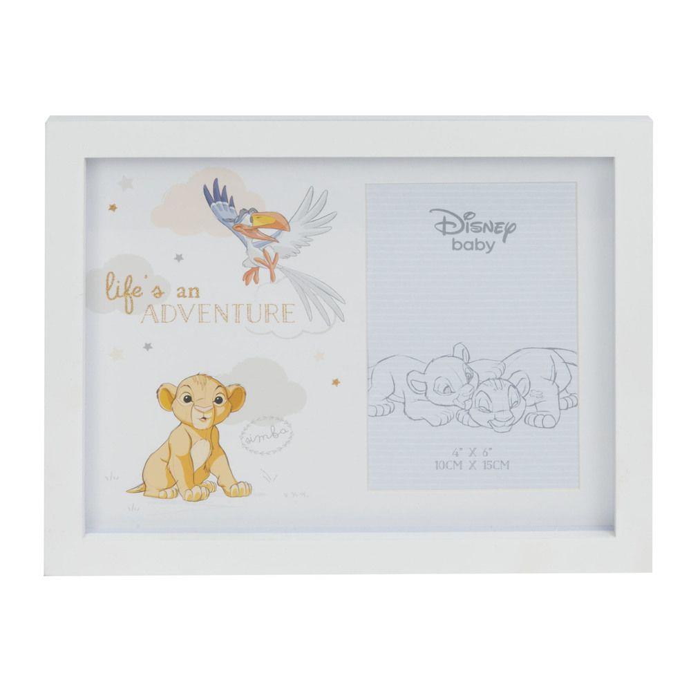 Life in an adventure Disney baby style photo frame with Simba from Lion King