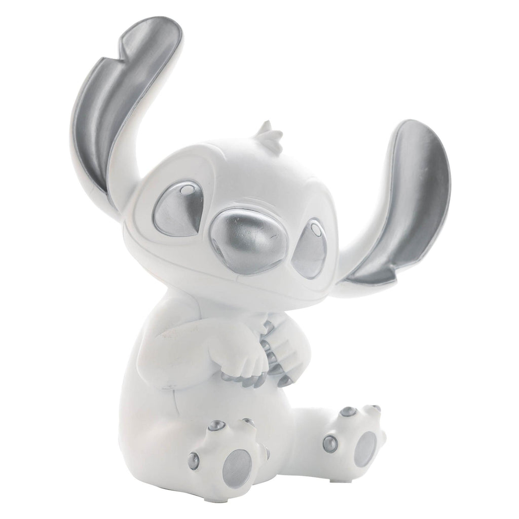 Silver & White stitch money bank from the Disney 100 collection