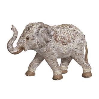Elephant Figurine with various textures the finish the design