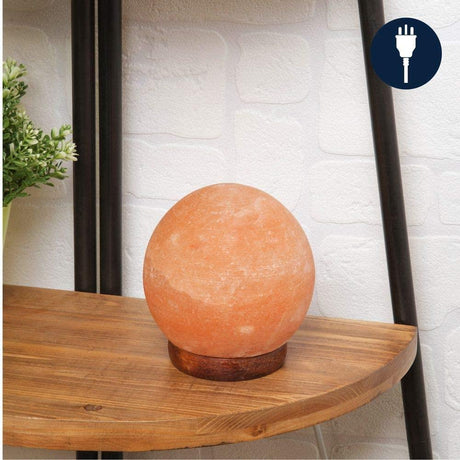 Hestia Home Himalayan Rock Salt Sphere Lamp