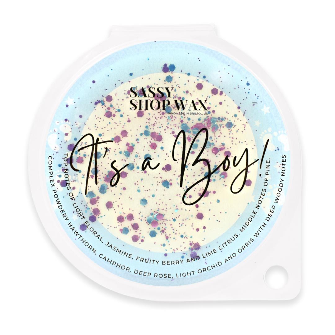 Sassy Wax Sentiment Wax Melt Pot - It's a Boy