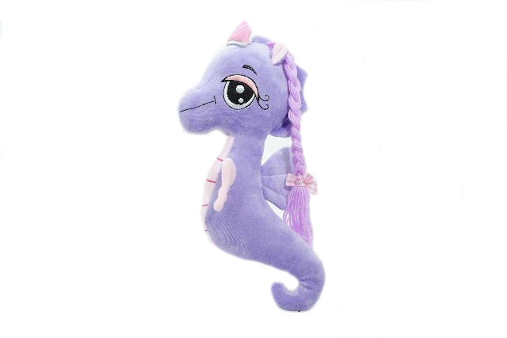 Seahorse Soft Toy (Lilac)