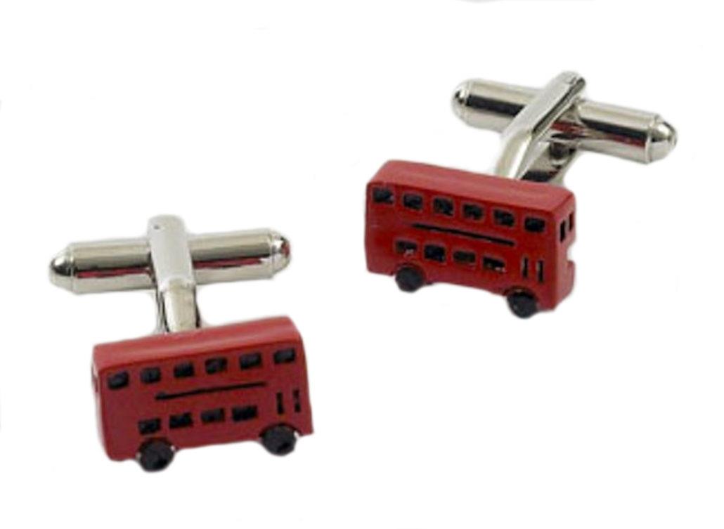 Red Double Decker Bus Cufflinks