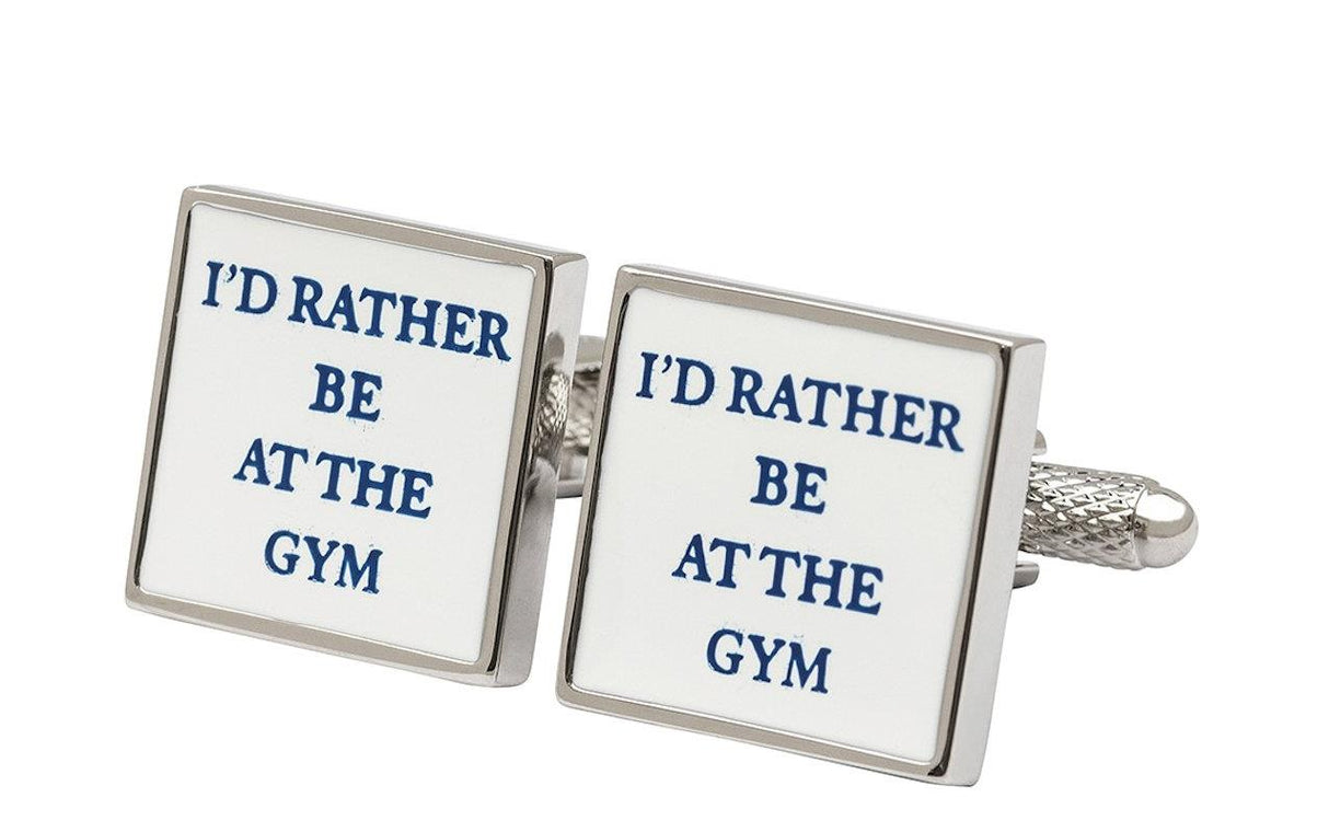 At The Gym Cufflinks 3 Pair Gift Set