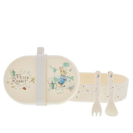 Beatrix Potter Peter Rabbit Snack Box & Cutlery Set - Peter Rabbit