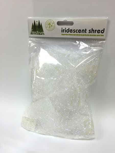 10g green superfine iridescent shred