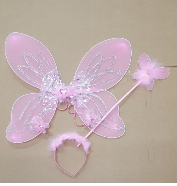 Childs Fairy Costume Accessory Set (Pink)