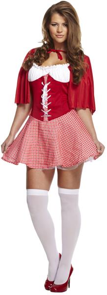 Sexy Little Miss Riding Hood Costume Size 12-14