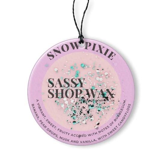 Sassy Shop Hanging Car Freshener - Snow Pixie