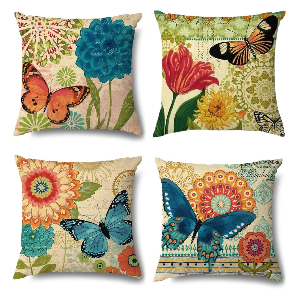 Butterfly Outdoor Waterproof Cushion Cover 45cm x 45cm - Crusader Gifts