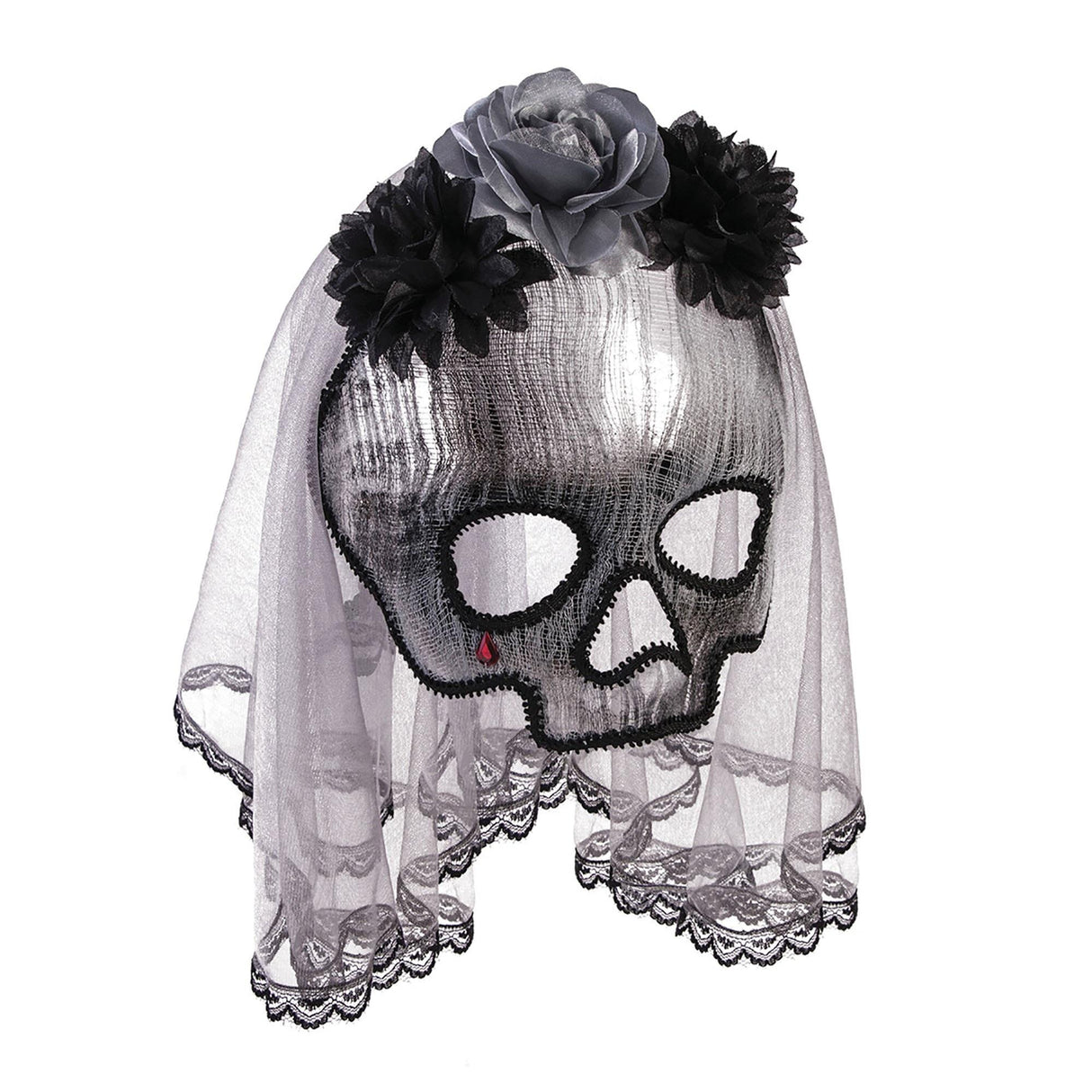 Ghostly Spirit Mask On Glasses Frame