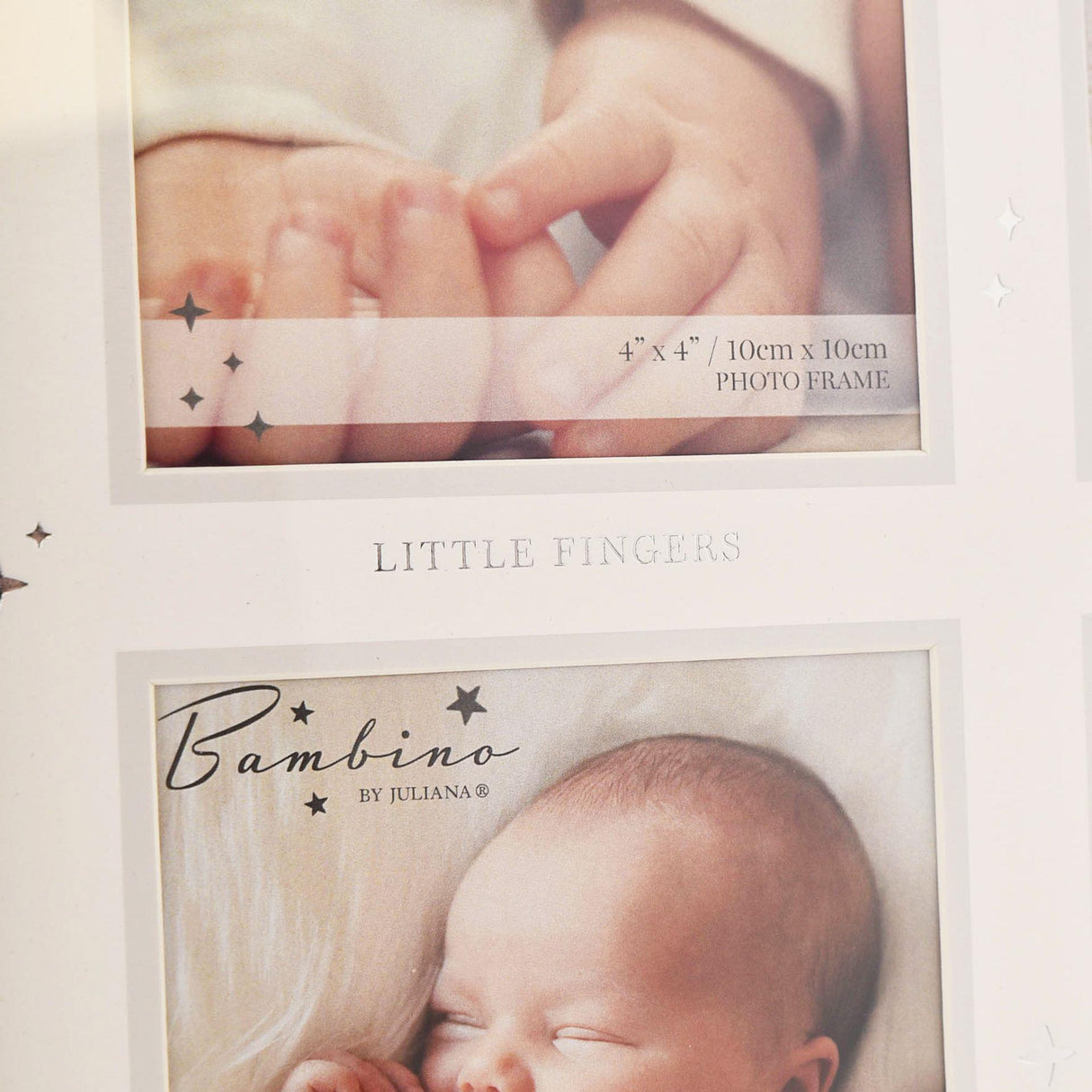 Bambino Collage Photo Frame - Tiny Fingers Tiny Toes - Crusader Gifts