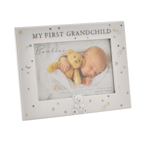 Bambino Photo Frame 6" x 4" - My First Grandchild - Crusader Gifts