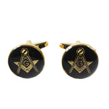 Masonic "G" Cufflinks - Black