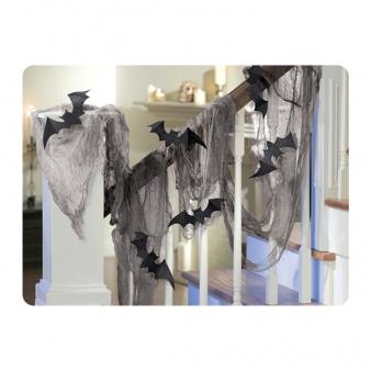 Bat Draping Gauze Halloween Party Room Decoration Kit