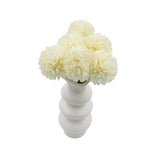 Woodside Home Living 6 Artificial Chrysanthemum Ball Flowers - Various Colours