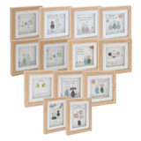 Pebble Glass Square Plaque - Various Designs