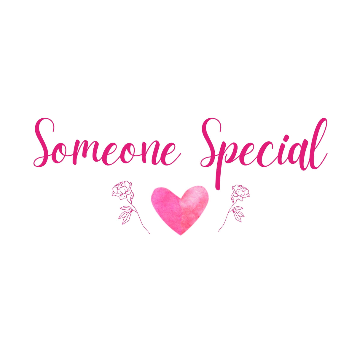 Heart & Flowers Design Mugs - Pink