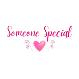 Heart & Flowers Design Mugs - Pink