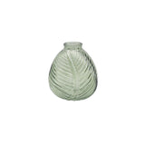 Bright Ribbed Glass Medium Ball Vase (Set of 3 Colours)