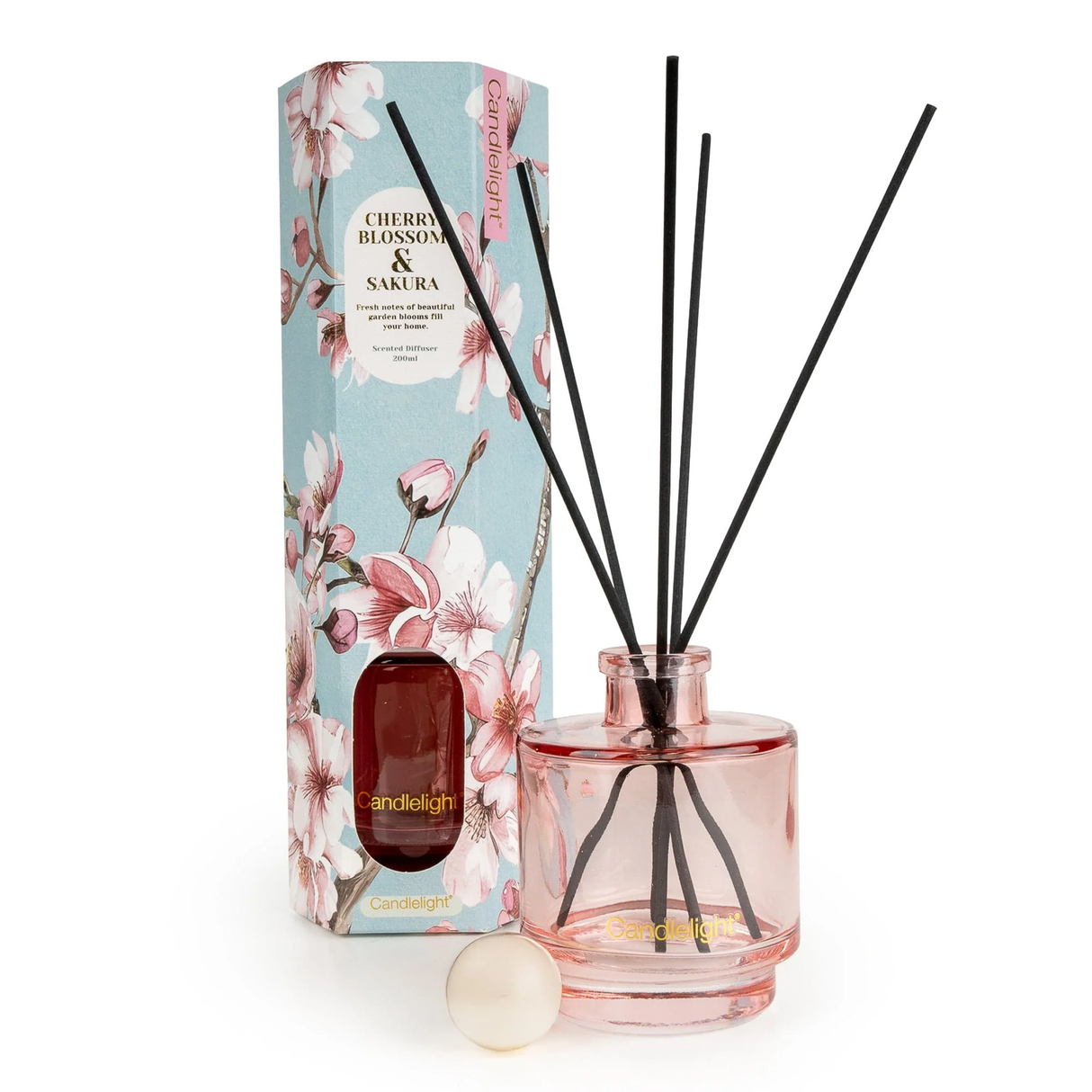 Candlelight Spring Summer Collection 200ml Reed Diffuser - Cherry Blossom & Sakura