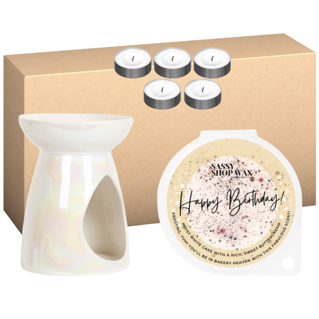 Happy Birthday Home Fragrance Burner & Melt Gift Set Box