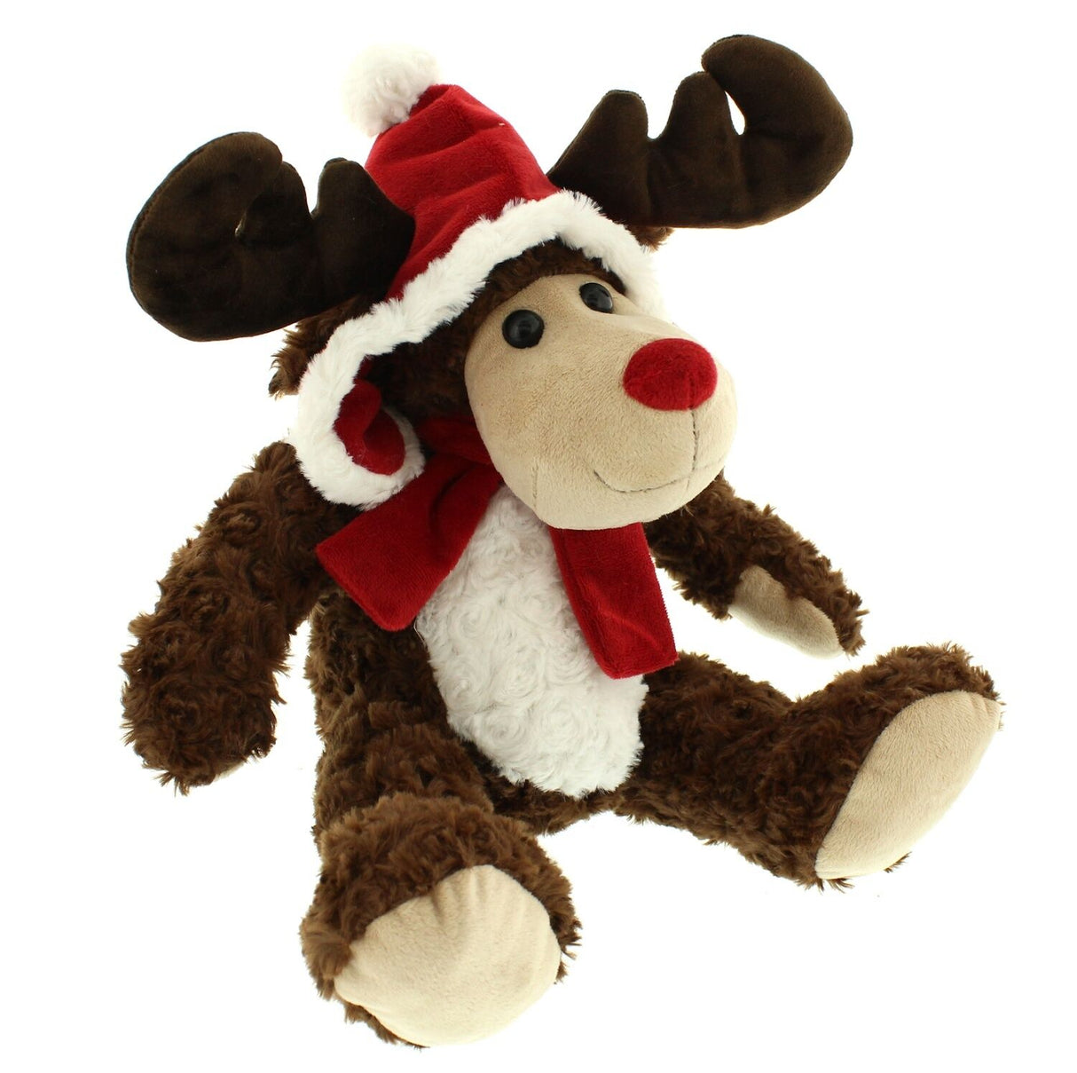 Christmas Decoration - Festive Reindeer Soft Toy