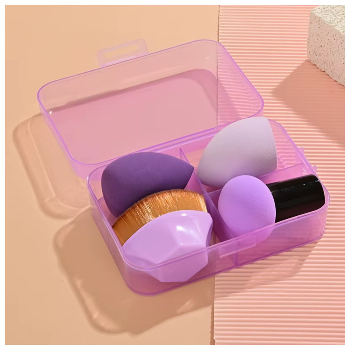 Krystina's Collection Foundation Brush & Makeup Sponge Set - Various Colours