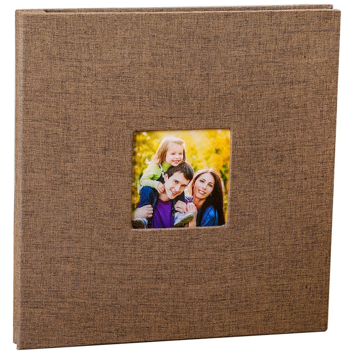 Woodside Home Living Linen Cover Photo Album Scrapbook - Various Colours