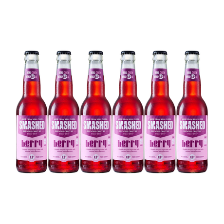Rethinking Drinking Alcohol Free Smashed Berry Cider 330ml (Pack of 6)