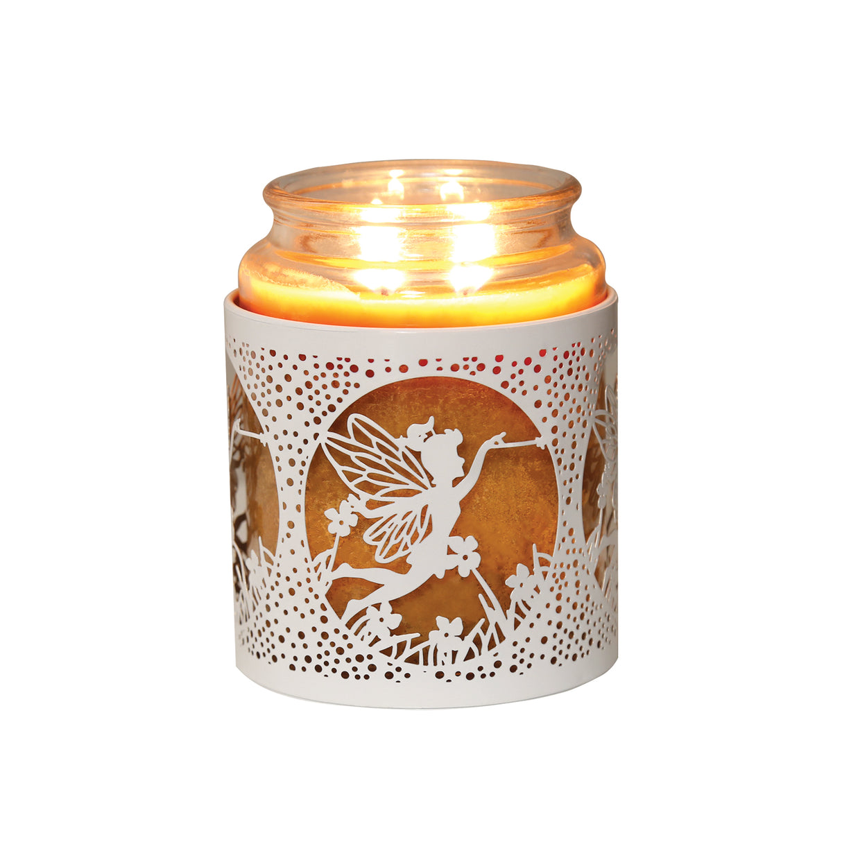 Aroma Metal Silhouette Wax Melt Burner/Candle Holder Fairy Design - Various Colours
