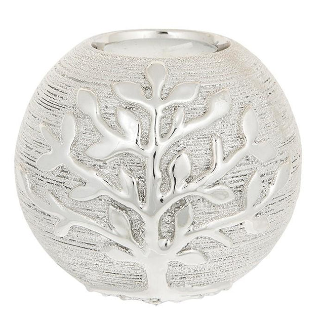 Tree of Life Ball Tea Light Holder - Champagne