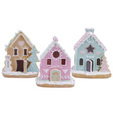 Woodside Home Living Christmas LED Light Up Gingerbread House - Various Colours