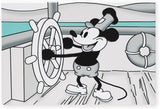 Art of Arora Steaming Ahead Mickey & Minnie Ceramic Tile 30cm x 20cm  - Various Designs