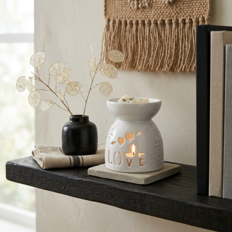 White Ceramic Wax Burner - Various Designs