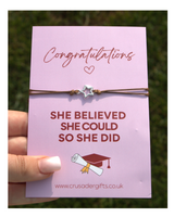 Woodside Home Living - Graduation Keepsake Letterbox Bracelet 
