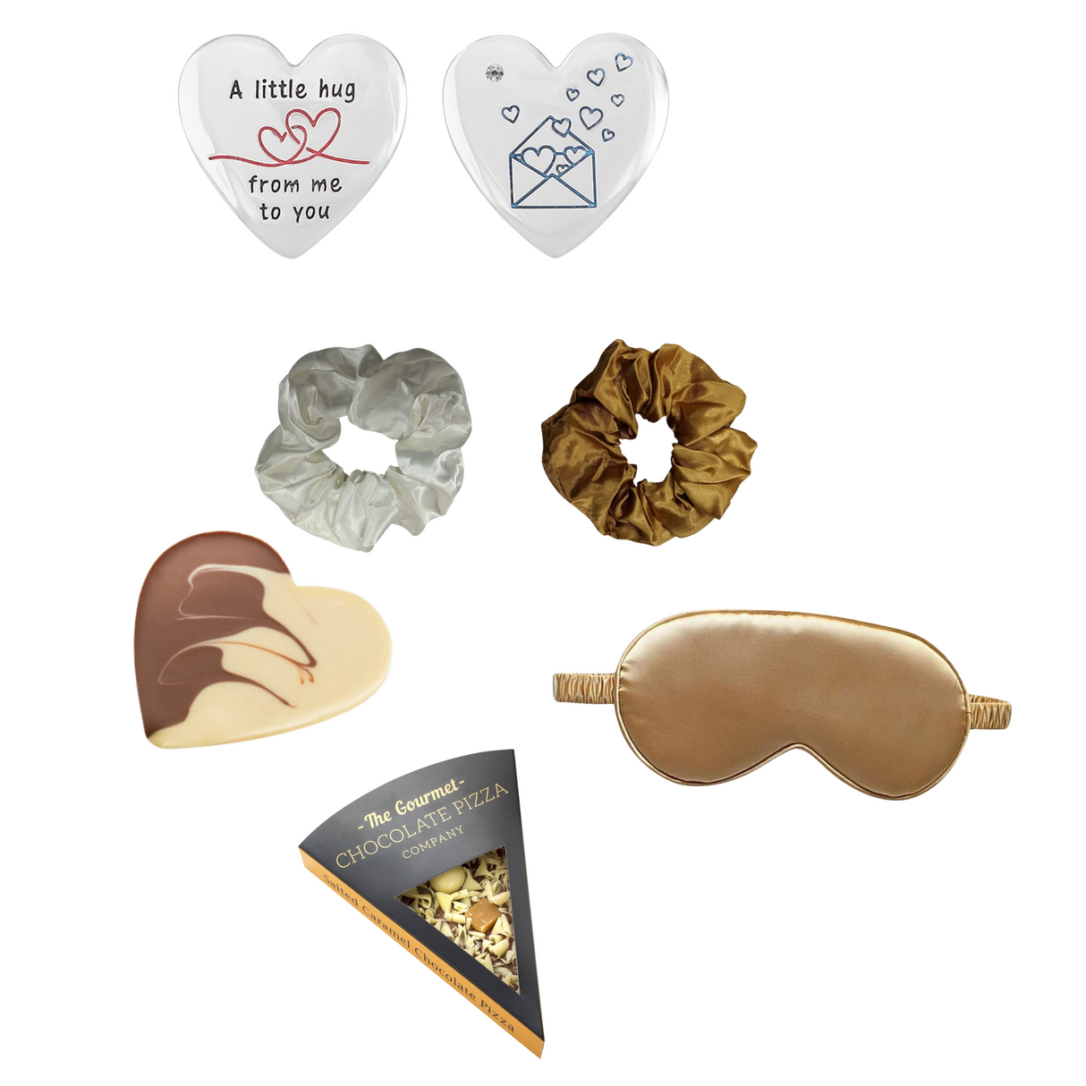 Pocket Charm Heart - Sending Hugs Salted Caramel Letterbox Treat Gift Box