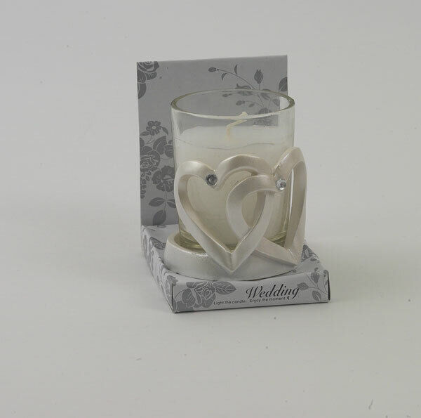 Wedding Candle Favours Pack of 12 - Various Designs