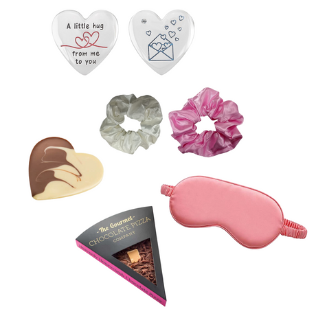 Pocket Charm Heart - Sending Hugs Heavenly Honeycomb Letterbox Treat Gift Box