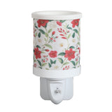 Aroma Electric Plug In Wax Melter Floral Design - Various Colours