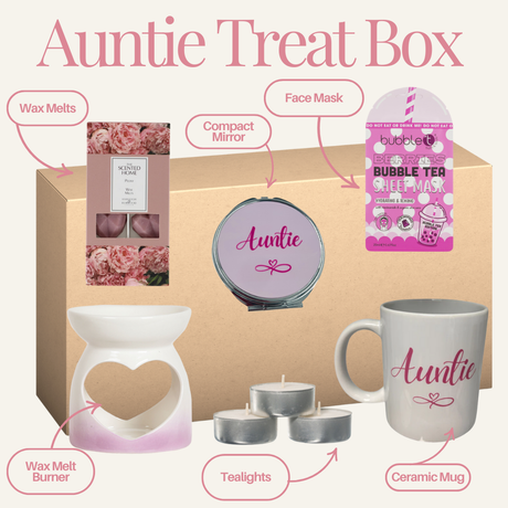 Auntie Pink Infinity Heart - Home Fragrance Burner & Wax Melts Treat Box
