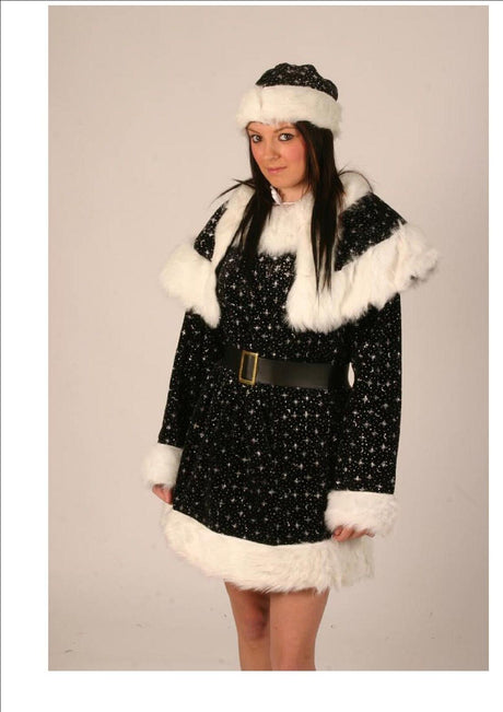 Sexy Wizard Lady Fancy Dress Costume Size 12-14