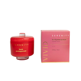 Serenity Vivid Collection 230g Candle - Fresh Pomegranate