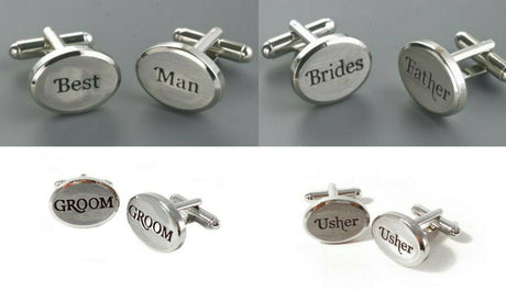 Wedding Cufflinks Best Man Groom Usher - Various Designs