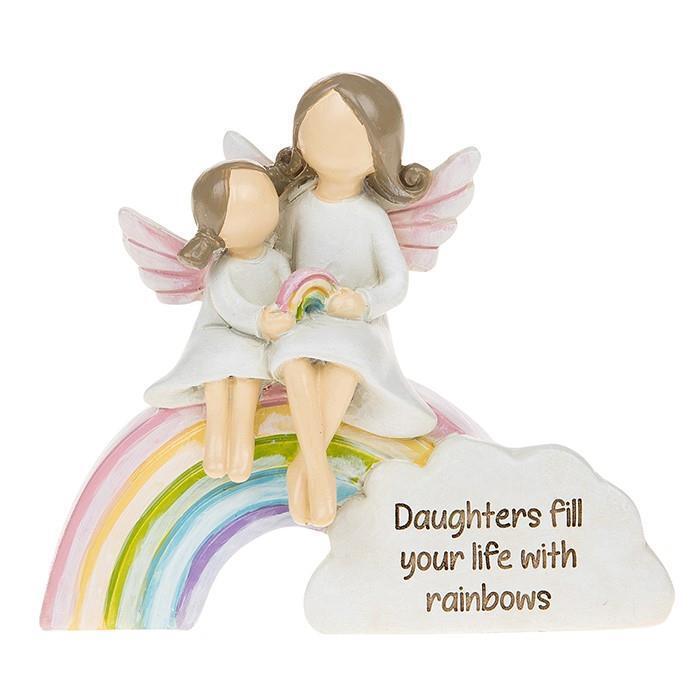 Rainbow Angel Figurine - Daughter