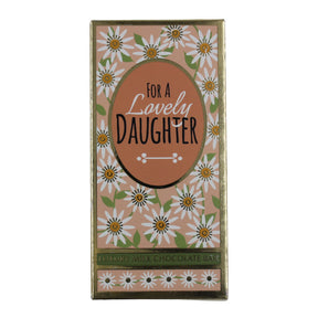 Luxury Milk Chocolate Greetings Bar - Daughter