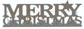Christmas Tea Light Candle Holder - Merry Christmas